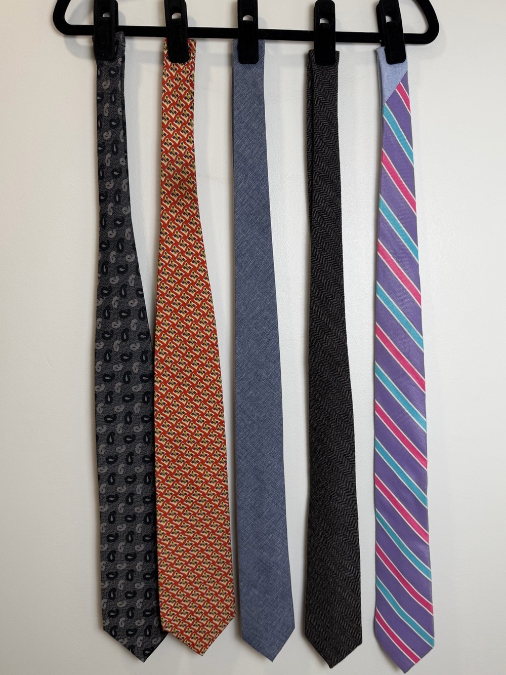 Designer Men’s Tie Lot Samuelsohn J.Crew Ferrell Reed Donna Karan Penguin